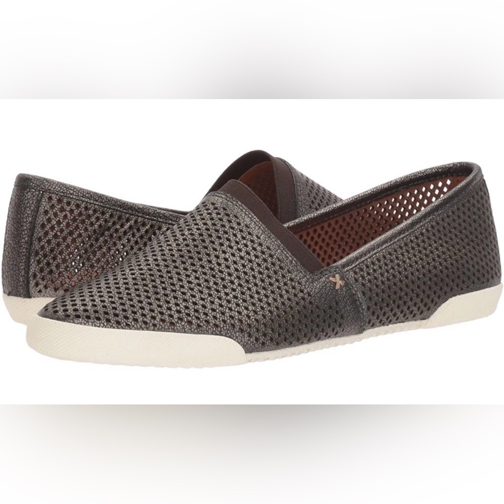 Frye Melanie Perforated Slip-on metallic color Size 10 M